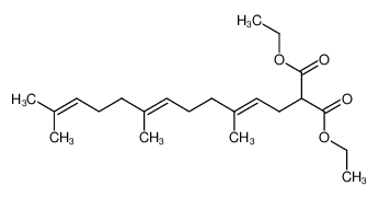 58456-69-2 spectrum, Ethyl 2-carbethoxy-5,9,13-trimethyltetradeca-4(E),8(E),12-trienoate