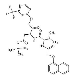 877143-72-1 structure, C31H35F3N4O7