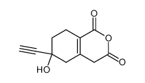 96823-17-5 (+/-)-6-ethynyl-6-hydroxy-5,6,7,8-tetrahydrohomophthalic anhydride