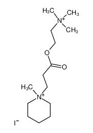 1-methyl-1-[2-(2-trimethylammonio-ethoxycarbonyl)-ethyl]-piperidinium, diiodide