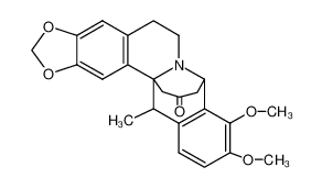 38699-81-9 spectrum, 9,10-dimethoxy-13-methyl-5,6,8,13-tetrahydro-8,13a-propano-[1,3]dioxolo[4,5-g]isoquino[3,2-a]isoquinolin-16-one