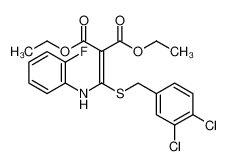 866153-20-0 structure, C21H20Cl2FNO4S