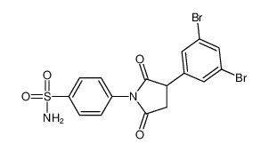 93553-57-2 structure, C16H12Br2N2O4S