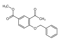 methyl 3-acetyl-4-phenylmethoxybenzoate 65843-60-9