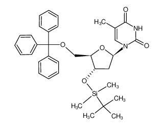 213552-25-1 spectrum, 5'-O-trityl-3'-O-tert-butyldimethylsilyl thymidine