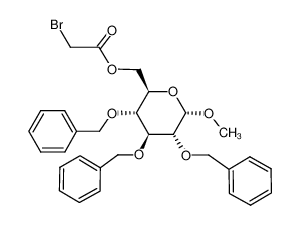 88154-13-6 ((2R,3R,4S,5R,6S)-3,4,5-tris(benzyloxy)-6-methoxytetrahydro-2H-pyran-2-yl)methyl 2-bromoacetate