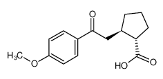 TRANS-2-[2-(4-METHOXYPHENYL)-2-OXOETHYL]CYCLOPENTANE-1-CARBOXYLIC ACID 733740-57-3