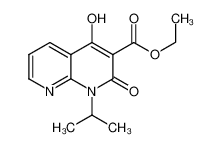 Ethyl 4-hydroxy-1-isopropyl-2-oxo-1,2-dihydro-1,8-naphthyridine-3-carboxylate 1253790-69-0