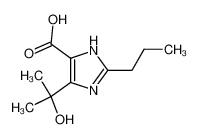 4-(1-hydroxy-1-methylethyl)-2-propylimidazole-5-carboxylic acid