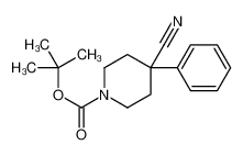 158144-79-7 spectrum, tert-butyl 4-cyano-4-phenylpiperidine-1-carboxylate