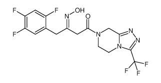 1253056-15-3 spectrum, (Z)-3-(hydroxyimino)-1-(3-(trifluoromethyl)-5,6-dihydro-[1,2,4]triazolo[4,3-a]pyrazin-7(8H)-yl)-4-(2,4,5-trifluorophenyl)butan-1-one