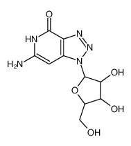 73591-56-7 6-氨基-1-[3,4-二羟基-5-(羟基甲基)四氢呋喃-2-基]-2H-三唑并[4,5-c]吡啶-4-酮