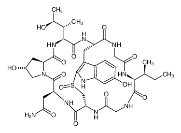 21150-23-2 structure, C39H54N10O13S