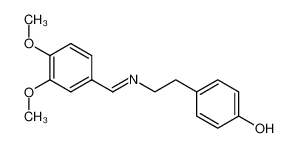 510714-42-8 spectrum, 4-(2-((3,4-dimethoxybenzylidene)amino)ethyl)phenol