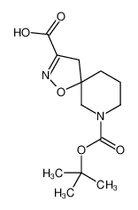 9-[(2-methylpropan-2-yl)oxycarbonyl]-1-oxa-2,9-diazaspiro[4.5]dec-2-ene-3-carboxylic acid 1160247-01-7