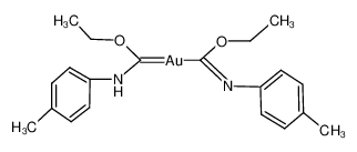 118299-90-4 structure, C20H25AuN2O2