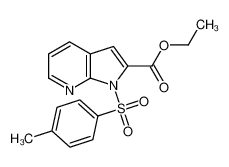 Ethyl 1-tosyl-1H-pyrrolo[2,3-b]pyridine-2-carboxylate 1265235-20-8