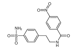 4-nitro-N-[2-(4-sulfamoylphenyl)ethyl]benzamide 59477-51-9