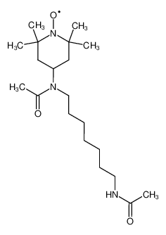 2,2,6,6-tetramethyl-4-<acetyl(7-acetylaminoheptyl)amino>piperidin-1-oxyl