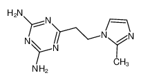 2,4-Diamino-6-[2-(2-methyl-1-imidazolyl)ethyl]-1,3,5-triazine 38668-46-1