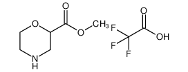 Methyl morpholine-2-carboxylate 2,2,2-trifluoroacetate 1373253-22-5