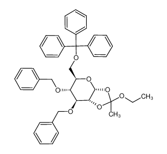 67965-11-1 spectrum, (3aR,5R,6R,7S,7aR)-6,7-bis(benzyloxy)-2-ethoxy-2-methyl-5-((trityloxy)methyl)tetrahydro-3aH-[1,3]dioxolo[4,5-b]pyran