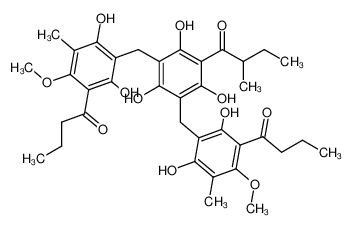 55576-66-4 structure, C37H46O12