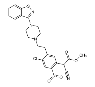 160384-45-2 structure, C23H22ClN5O4S