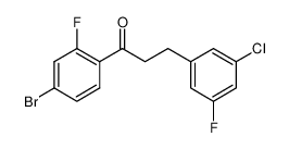 898751-08-1 structure, C15H10BrClF2O