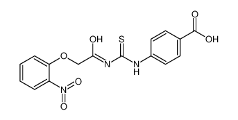 4-[[2-(2-nitrophenoxy)acetyl]carbamothioylamino]benzoic acid 532940-59-3