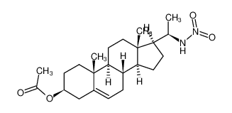 76976-70-0 20β-nitroaminopregn-5-en-3β-yl acetate