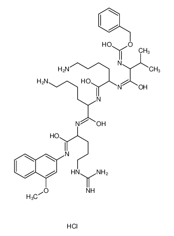 100900-15-0 structure, C42H63ClN10O7