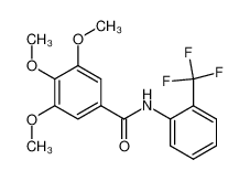 3.4.5-Trimethoxy-benzoesaeure-(2-trifluormethyl-anilid) 1543-73-3