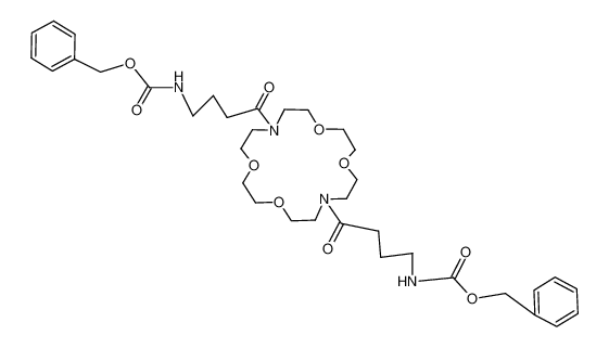 93767-93-2 N,N'-Bis-(N-carbobenzoxy-γ-aminobutyryl)-diaza-18-crown-6