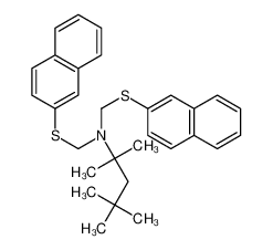 28926-16-1 structure, C30H35NS2