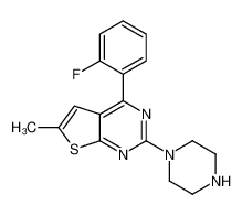 135991-48-9 structure, C17H17FN4S