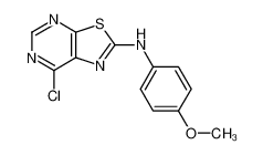 7-chloro-N-(4-methoxyphenyl)-[1,3]thiazolo[5,4-d]pyrimidin-2-amine 871266-81-8