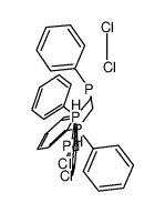 84751-01-9 structure, C33H33Cl4P3Pd