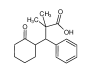 13724-00-0 Cyclohexanepropionic acid, .α.,.α.-dimethyl-2-oxo-.β.-phenyl- (en)