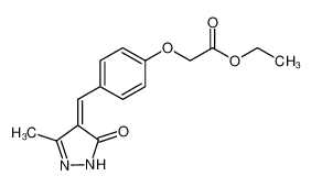 107045-07-8 spectrum, Ethyl 4-(3-methyl-5-oxo-pyrazolidenemethyl)-phenoxyacetate