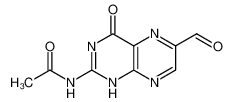 N-(6-甲酰基-4-氧代-1H-蝶啶-2-基)乙酰胺