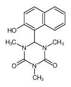 60588-92-3 spectrum, 6-(2-hydroxy-naphthalen-1-yl)-1,3,5-trimethyl-[1,3,5]triazinane-2,4-dione