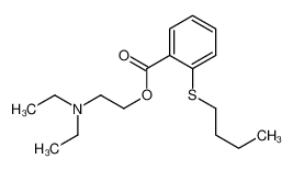 2-(diethylamino)ethyl 2-butylsulfanylbenzoate 67032-50-2