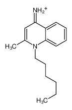 125093-39-2 structure, C16H23N2+