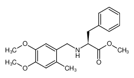 1363553-45-0 (S)-methyl 2-(4,5-dimethoxy-2-methylbenzylamino)-3-phenylpropanoate