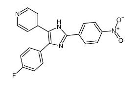 4-[4-(4-fluorophenyl)-2-(4-nitrophenyl)-1H-imidazol-5-yl]pyridine 152121-53-4