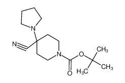 tert-Butyl 4-cyano-4-pyrrolidin-1-ylpiperidine-1-carboxylate 1119452-74-2