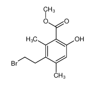 623936-71-0 methyl 3-(2-bromoethyl)-6-hydroxy-2,4-dimethylbenzoate