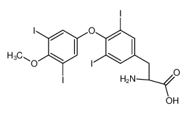 3,5,3',5'-tetraiodo-O'-methyl-DL-thyronine