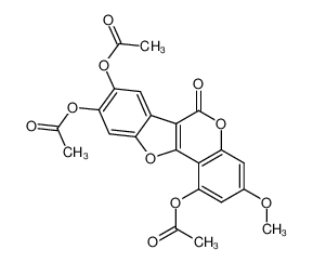 6468-54-8 structure, C22H16O10